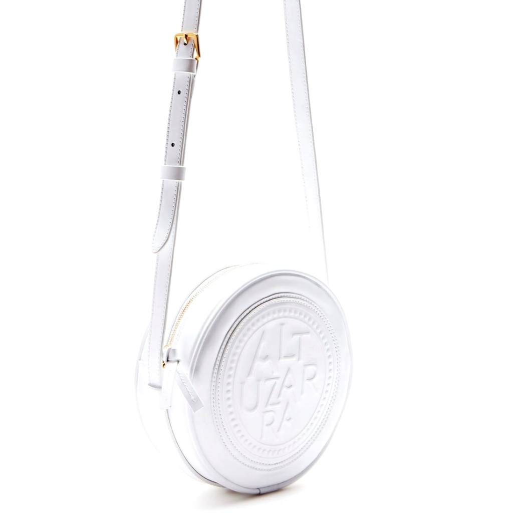 Altuzarra White Medallion Round Crossbody Bag / Shoulder Bag — image 5 of 8